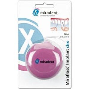 Miradent Mirafloss Implant chx fein rosa