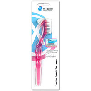 Miradent Prothesenbürste Protho Brush pink transparent