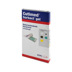 Cutimed Sorbact Gel Kompressen 7,5x15 cm