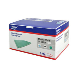 Cutimed Sorbact Saugkompressen 10x20 cm