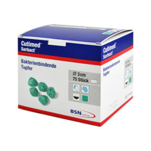 Cutimed Sorbact Tupfer Walnussgroß