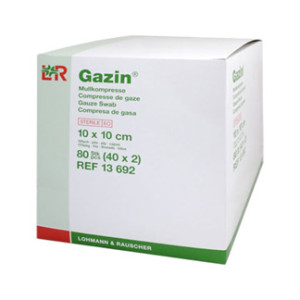 Gazin Mullkompressen 10x10 cm steril 12fach