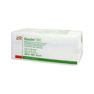 Gazin Mullkompressen 7,5x7,5 cm Unsteril 12fach RK