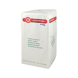 X-RAY Mullkompressen 10x10 cm Unsteril 16fach