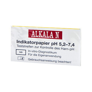 Alkala N pH Indikatorpapier