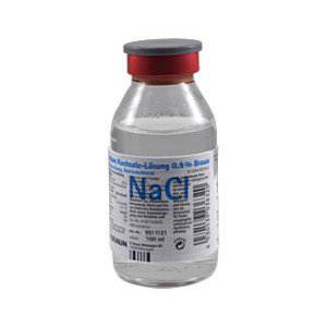 Kochsalz 0,9% Isotonisch Glasflasche