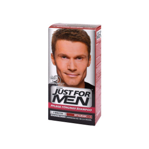 Just for men Pflege-Tönungs Shampoo mittelbraun
