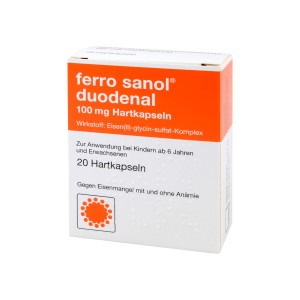 Ferro sanol duodenal Hartkapseln bei Eisenmangel