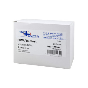 Mullbinden 100% Baumwolle 6 cm x 4 m