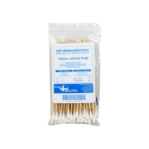 Wattestäbchen Kleiner Kopf 150mm