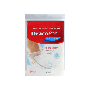 Dracopor Waterproof Wundverband 8x15 cm Steril
