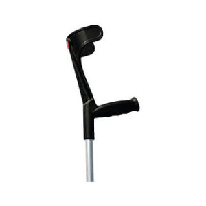 Unterarmstütze für Erwachsene Schwarz Leichtmetall