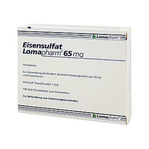 Eisensulfat Lomapharm 65mg
