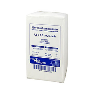 Vlieskompressen 7,5x7,5 cm unsteril 6fach