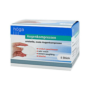 Augenkompressen 52 x 70 mm Geschlossen