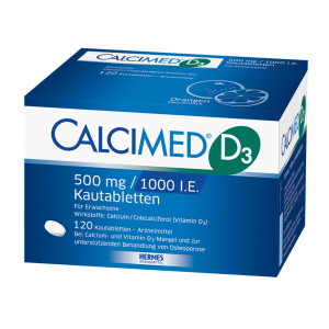 Calcimed D3 500 mg/1000 I.E. Kautabletten