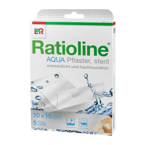 Ratioline Aqua Duschpflaster Plus 10x15 cm Steril