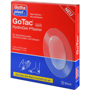 GoTac HydroGel-Pflaster 7 x10 cm steril