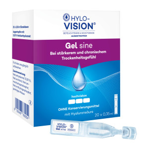 Hylo-Vision Gel sine Einzeldosispipetten
