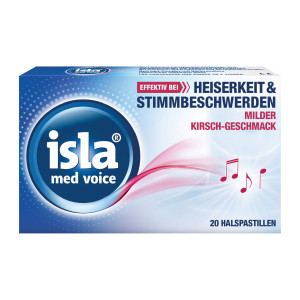 Isla med voice Halspastillen