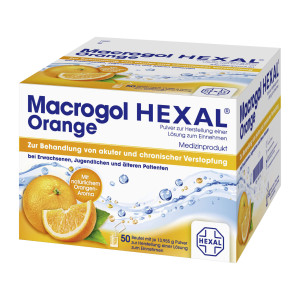 Macrogol HEXAL Orange - Pulver bei Verstopfungen