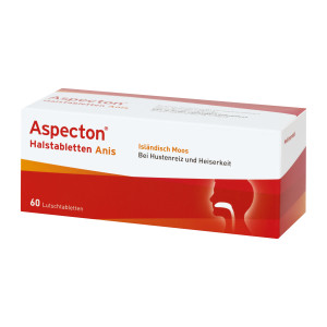 Aspecton Halstabletten mit Anis-Geschmack