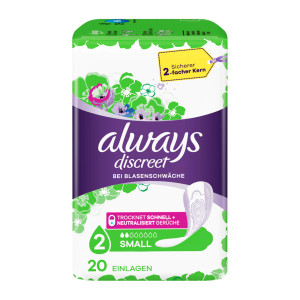 Always Discreet Inkontinenz Einlagen Small