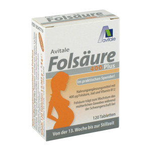 Folsäure 400 Plus