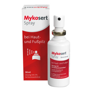 Mykosert Spray bei Haut- und Fußpilz