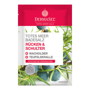 DermaSel Totes Meer Badesalz Rücken & Schulter