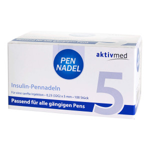 Pen-Nadeln Universal 5 Kanülen 0,23 x 5 mm