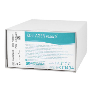 Kollagen resorb Schw&auml;mme 3 x 7 cm