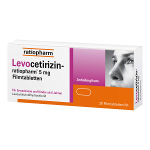 Levocetirizin-ratiopharm 5 mg Filmtabletten