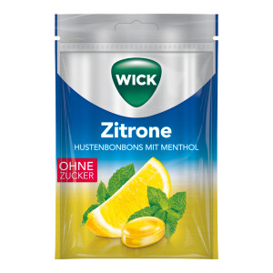 Wick Hustenbonbons Zitrone & Menthol
