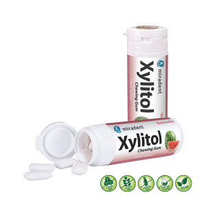 Miradent Xylitol Chewing Gum Wassermelone