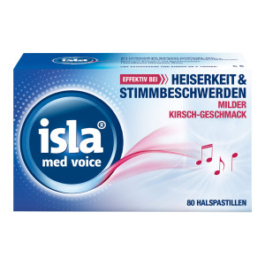 Isla med voice Halspastillen