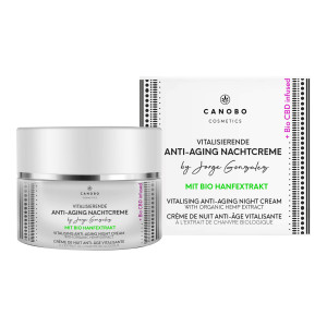 Canobo CBD Anti-Aging Nachtcreme mit Bio Hanfextrakt