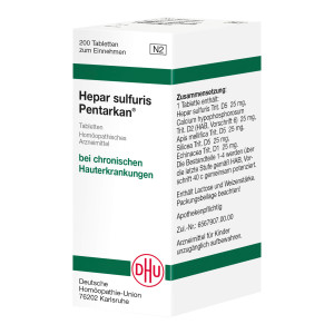 Hepar Sulfuris Pentarkan Tabletten