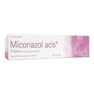 Miconazol acis Zinkpaste