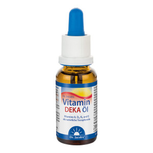 Dr. Jacob's DEKA Öl 800 IE Vitamin D3+K2+A+E 640 Tropfen