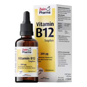 ZeinPharma Vitamin B12 200µg Dreifach-Komplex Tropfen