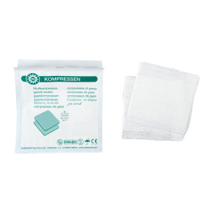 Mullkompressen steril 10 cm x 20 cm, 8fach