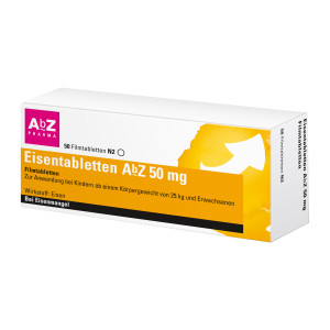 Eisentabletten AbZ 50 mg Filmtabletten