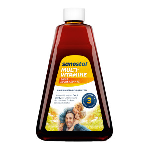Sanostol Multi-Vitamin Saft ohne Zuckerzusatz