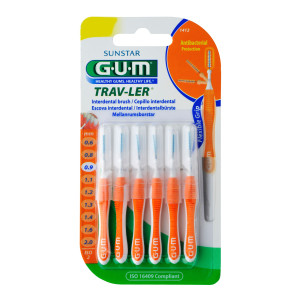 GUM Trav-Ler Interdentalbürsten ISO 2 orange