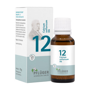 Biochemie Pflüger Globuli Nr. 12 Calcium sulfuricum D6