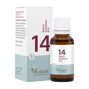Biochemie Pflüger Globuli Nr. 14 Kalium bromatum D12