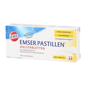 Emser Pastillen zuckerfreie homö. Halstabletten ohne Menthol