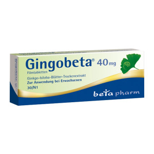 Gingobeta 40 mg Filmtabletten