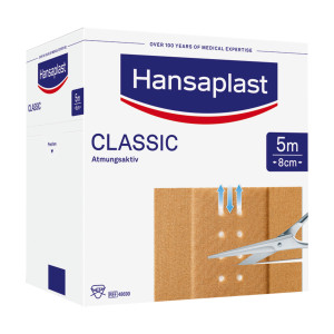 Hansaplast Classic Pflaster 5 m x 8 cm